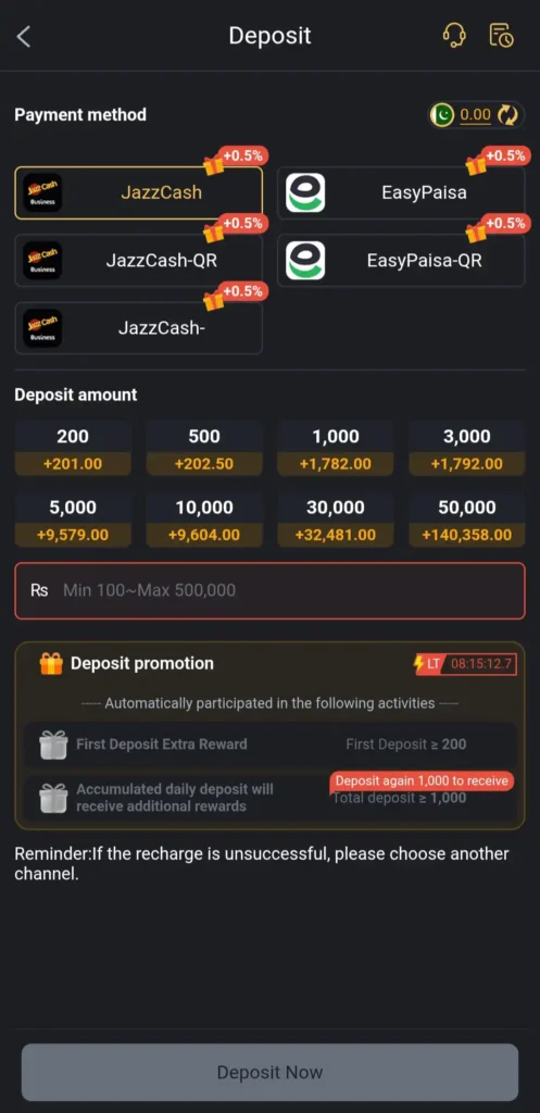 CB777 Game Deposit
