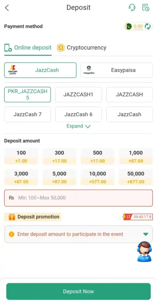 357PK Game Deposit