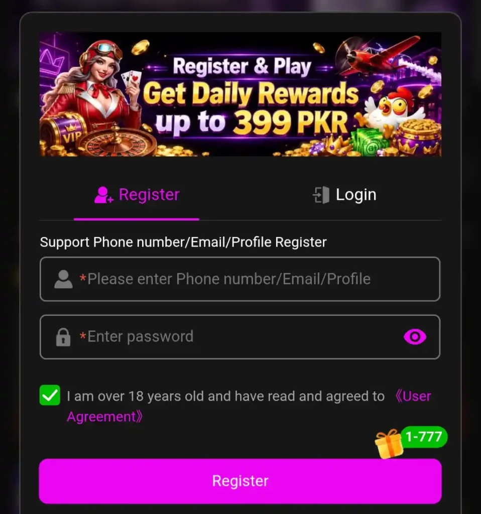 786ACE Game Register