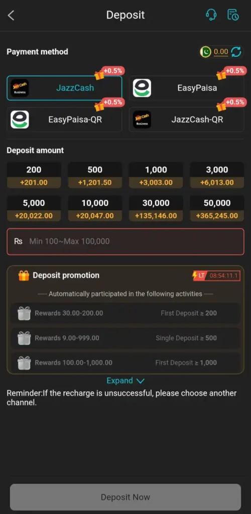 CT999 Game Deposit