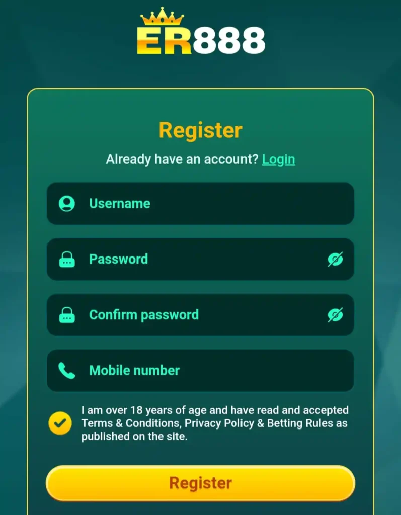 ER888 Game Register