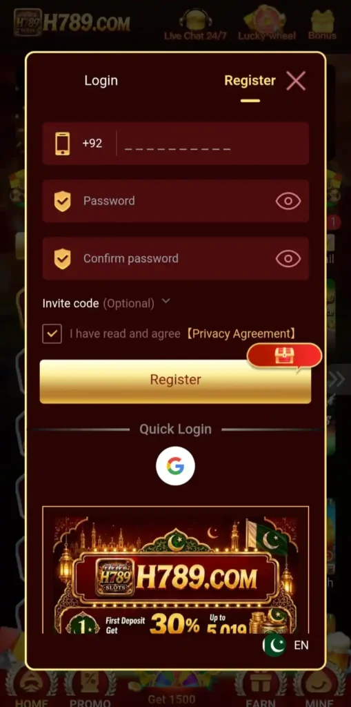 H789 Game Register