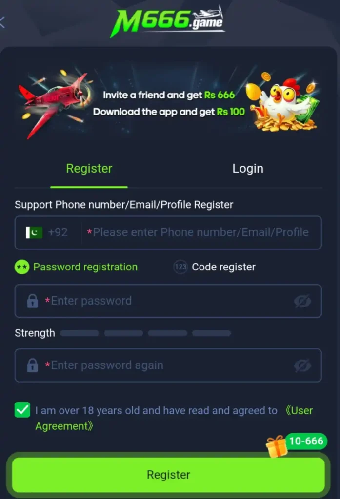 M666 Game Register