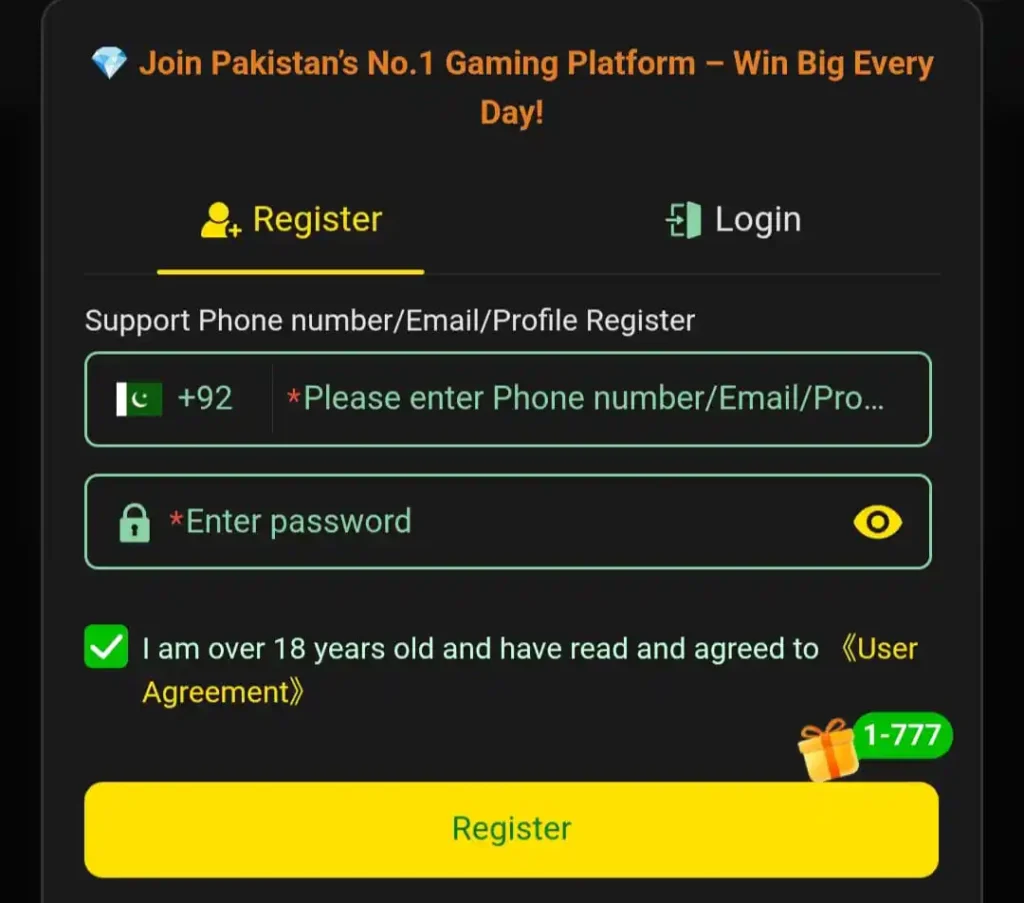 PAK804 Game Register