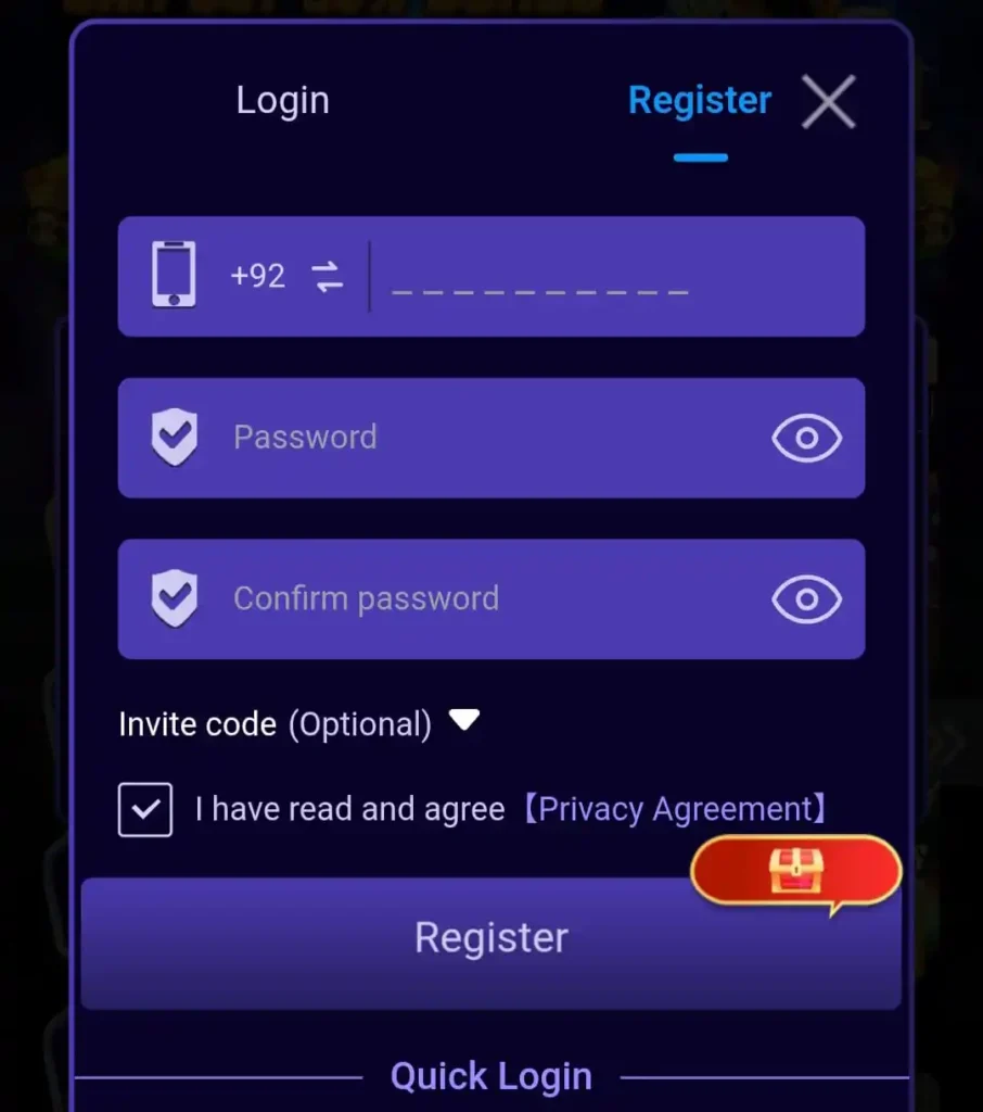 Pak3 Game Register