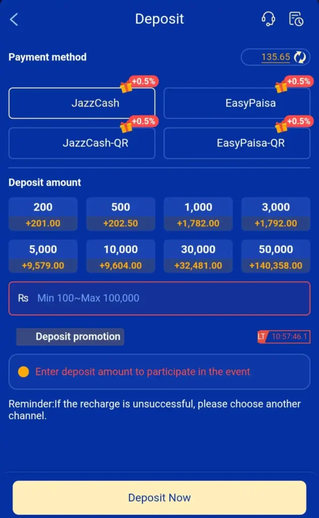 TC777 Game Deposit