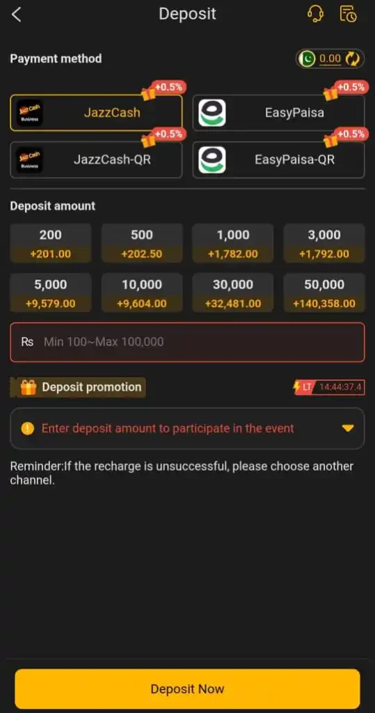 XP777 Game Deposit