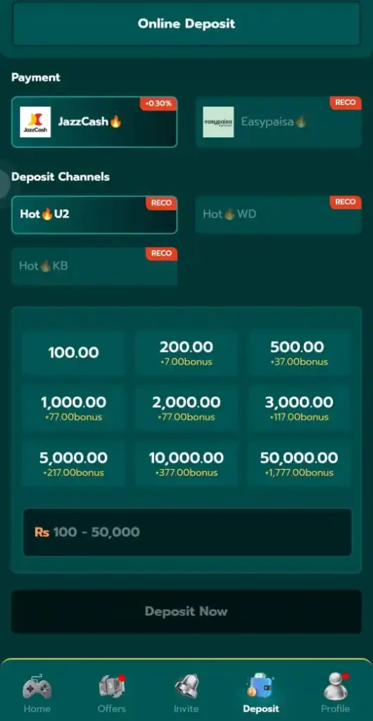 1PPP Game Deposit