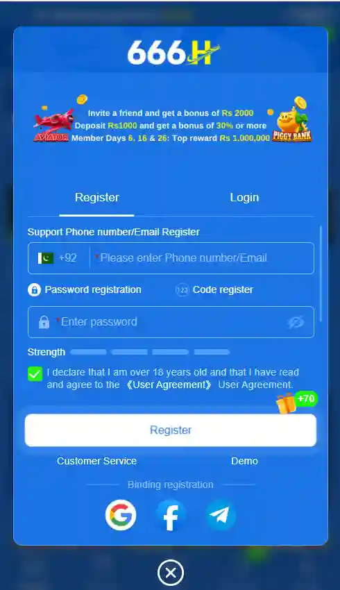 666H-Game-Register
