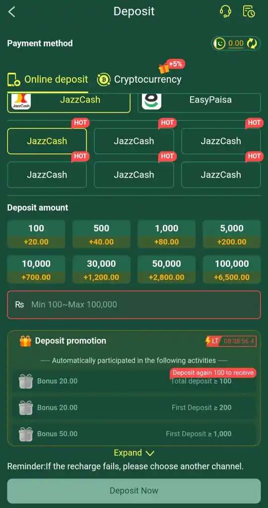 K666 Game Deposit